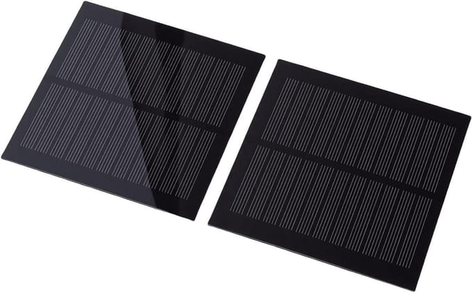 Zonnepaneel Modulekit - Kleine Zonnecel - Draagbaar Buiten - Hoge Efficiëntie - 13 Watt - Zwart