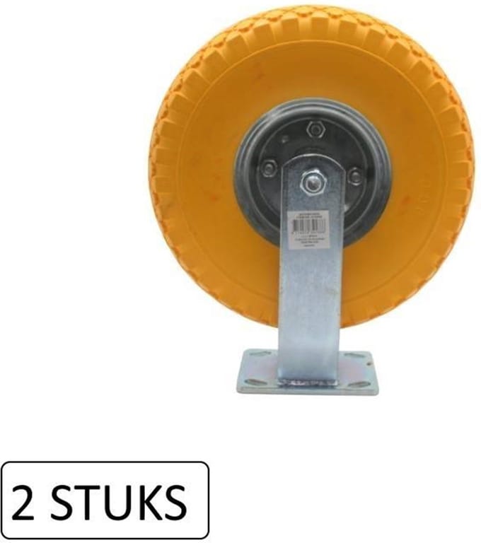 Benson Bokwiel met anti-lek band - robuust ontwerp - maximale belasting 130 kg - set van 2