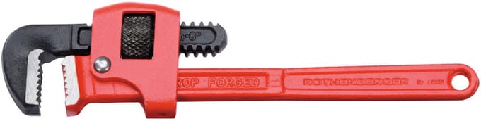 ROTHENBERGER Eenhandige pijptang STILLSON, 8" 70350