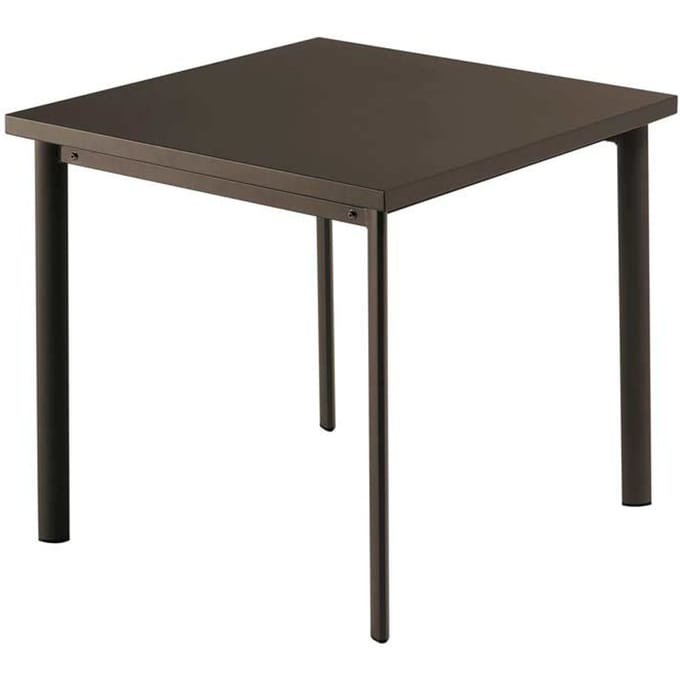 Emu Star tafel - donkerbruin - 70 x 70 cm