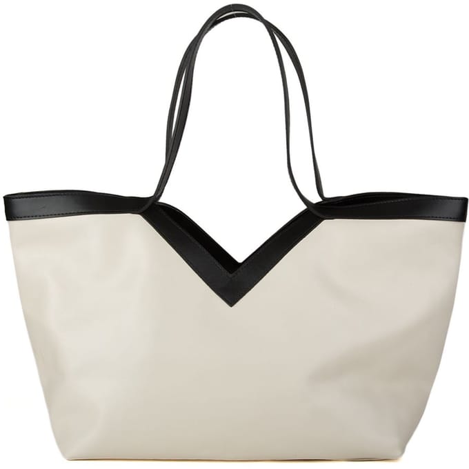 Giulia Monti Tas Lichtbeige Zwart