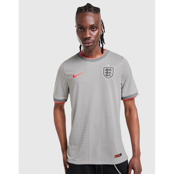 Nike England x Palace Short Sleeve Shirt - Grijs- Heren, Grijs L