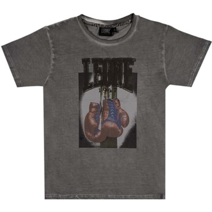 T-shirt Korte Mouw Leone 1947 Boy Short Sleeves Washed