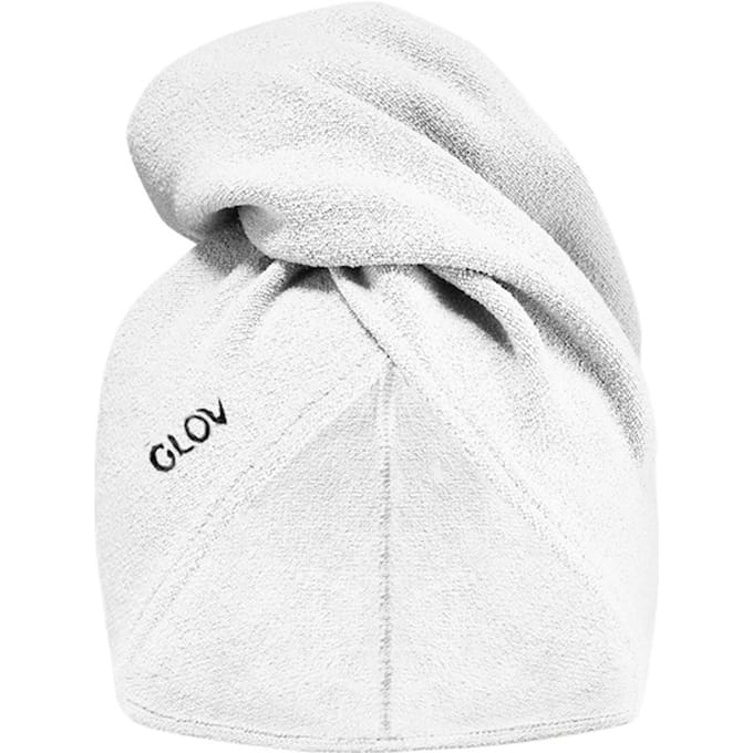GLOV Ultra-absorberende haartulband Hair Wrap White Handdoeken Dames