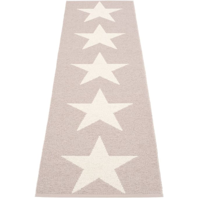 Pappelina - Viggo One vloerkleed - lichtroze - 70 x 250 cm