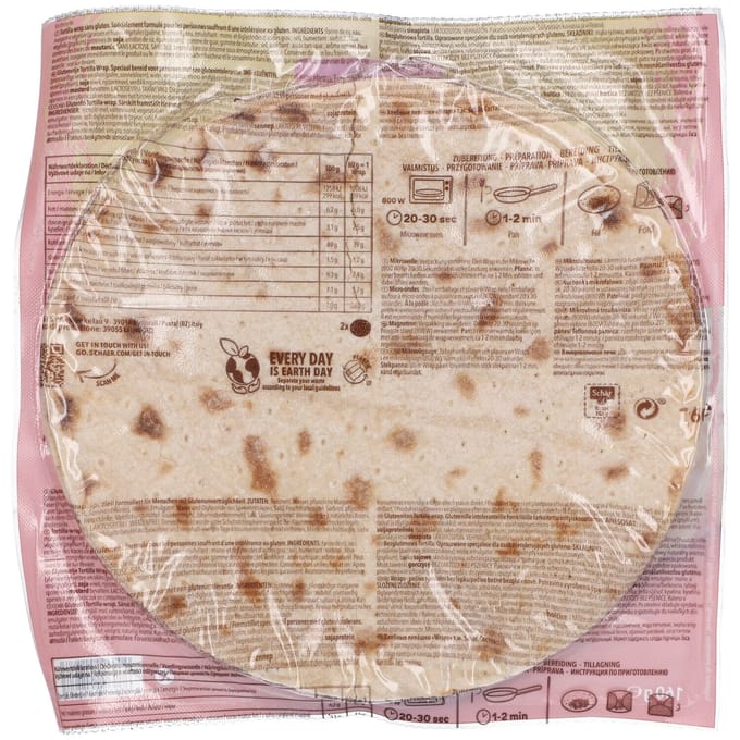 Schär Glutenvrije Wraps 2x80 Overige