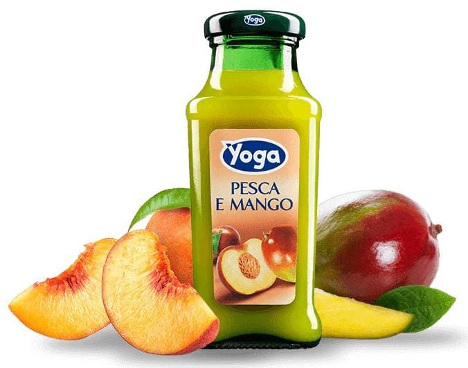 Jus pêche-mangue magique 200ml - yoga