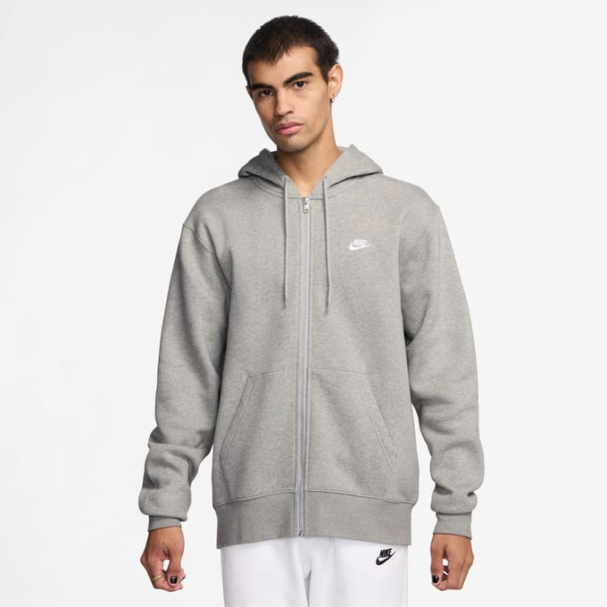 Nike Club Bb Full-Zip Sportjas Heren-Grijs