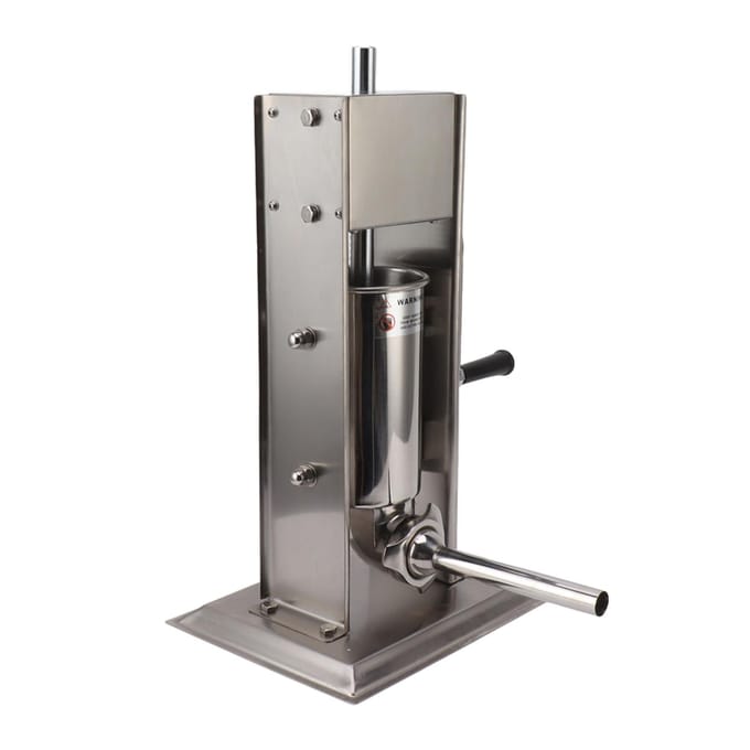 Handmatige Worststopper Maker 2L Roestvrij Staal Verticaal Handgemaakte Worstvulmachine met L black