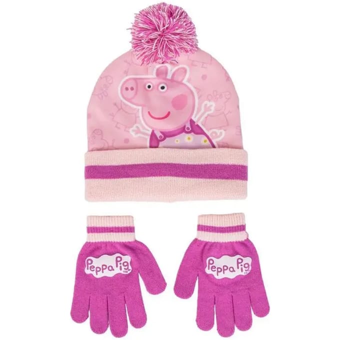 Muts en handschoenen voor meisjes Cerda Peppa Pig