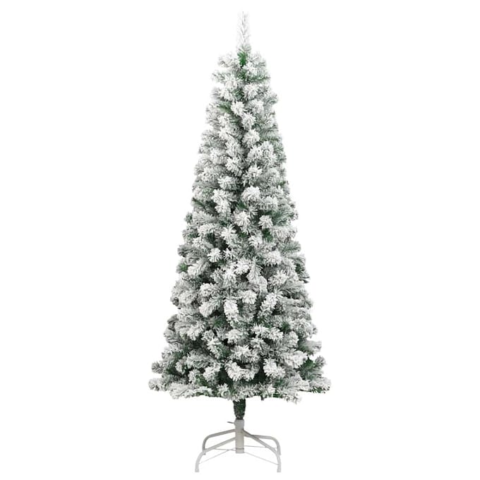 vidaXL - Kunstkerstboom - met - scharnieren - en - sneeuw - 180 - cm