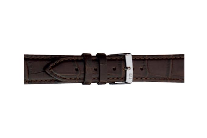 Morellato PMX032BOLLE IG Horlogebandje - Leer - Donkerbruin - 12 mm