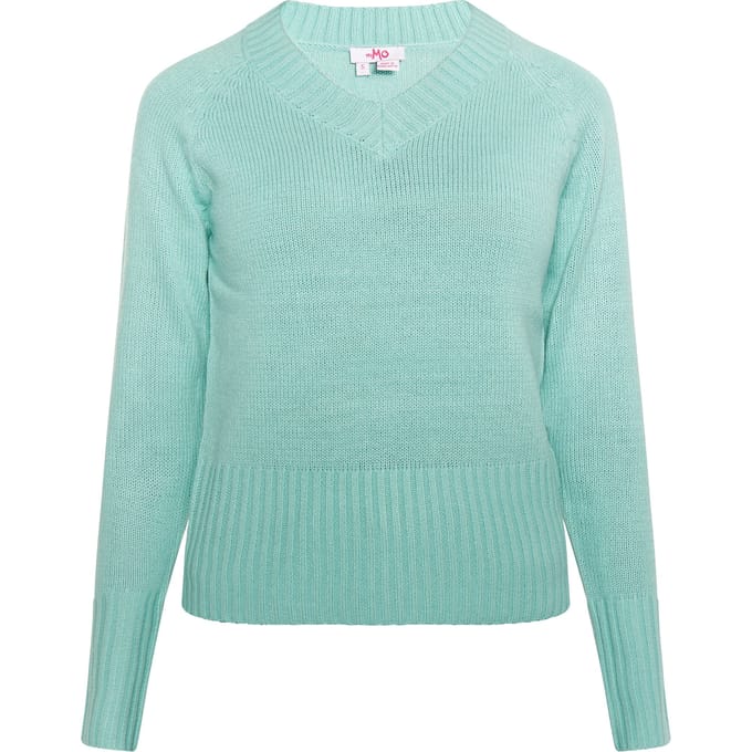 Mymo Gebreide trui Dames aqua