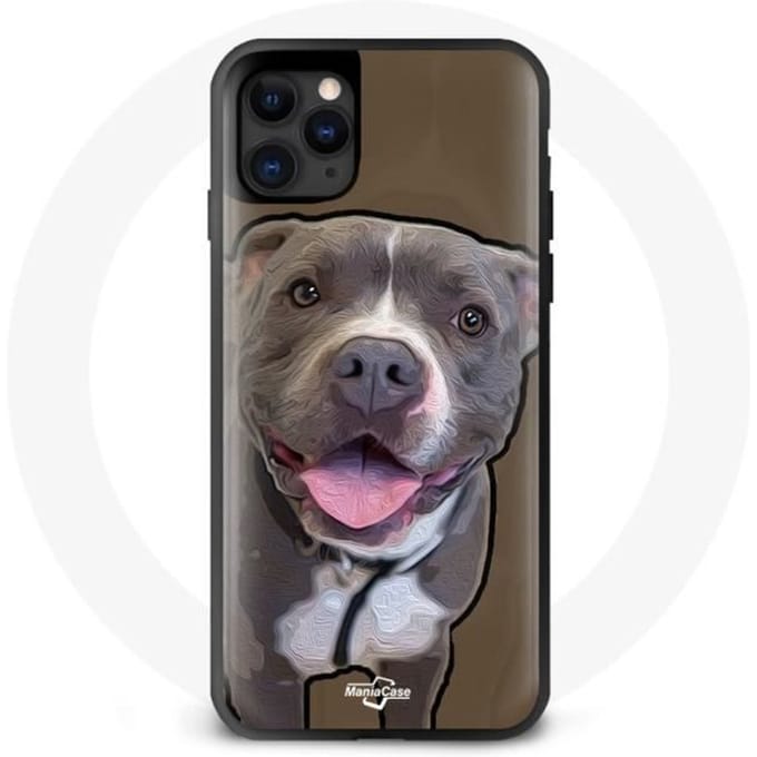 Iphone 11 pro max hoesje Grijs Pitbull