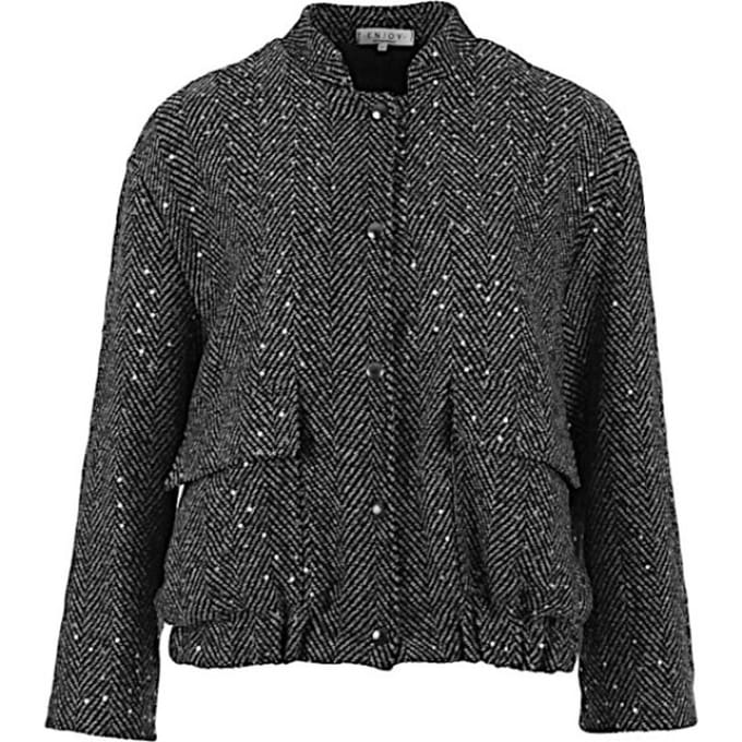 Enjoy bomber jasje 509221 - Grijs