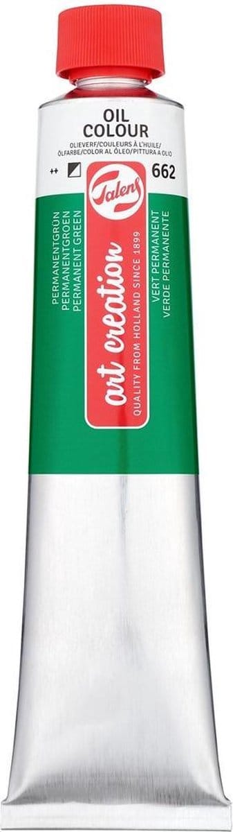 Talens art creation Olieverf tube 662 Permanentgroen 200mL