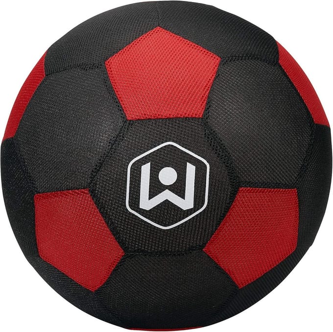 Grote Voetbal - Reuze bal - Buiten spelen - Extra groot formaat - 45 cm - Rood