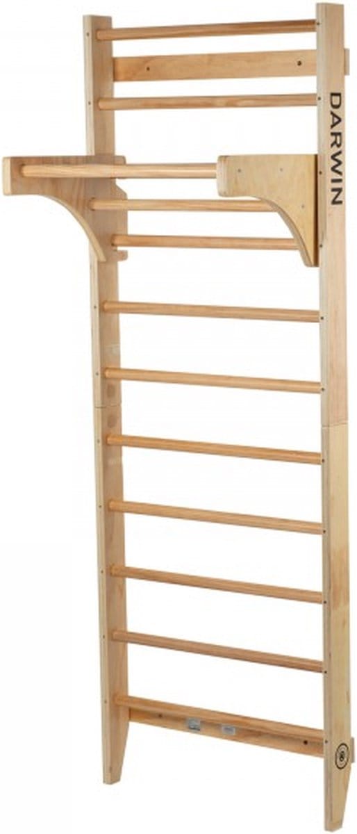 Darwin wandrek – 220 cm – massief grenen hout - incl bevestiging