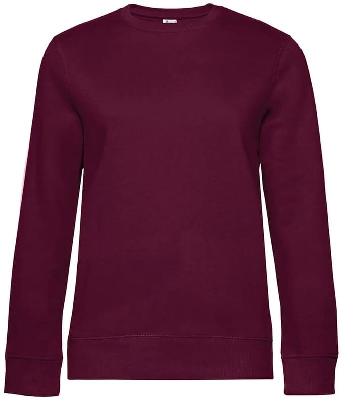 Dames sweatshirt met ronde hals B&C Queen
