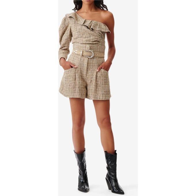 IRO Paris Lormi Short Mixed Beige Taglia: 38 | Outlet | Donna | Marrone
