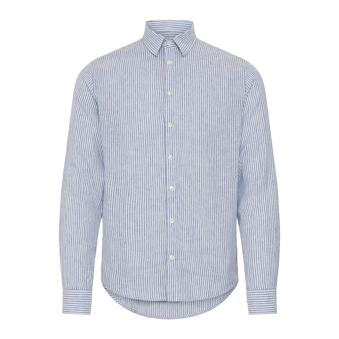 Linnen overhemd met lange mouwen Casual Friday CFEstrup Mix
