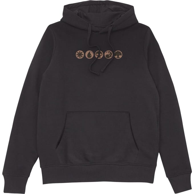Magic: The Gathering Classic Mana & Logo Hoodie - Black - M