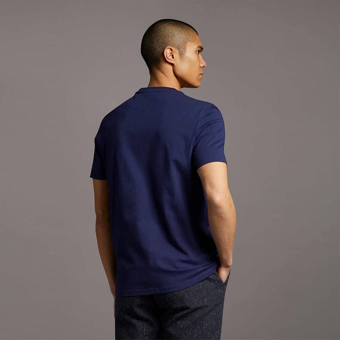 Lyle and Scott Blauw T-shirt - Maat S - Heren