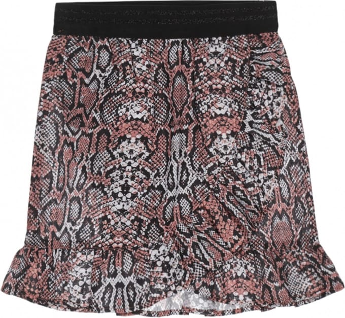 DJ Dutchjeans meiden rok met Snake print Multi Colour