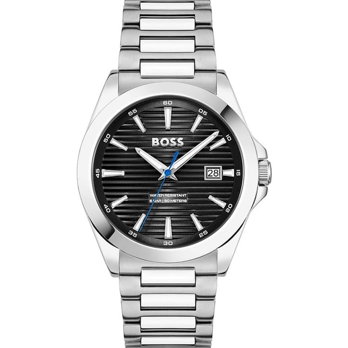 Hugo Boss - Heren Horloge Strike - Zilver
