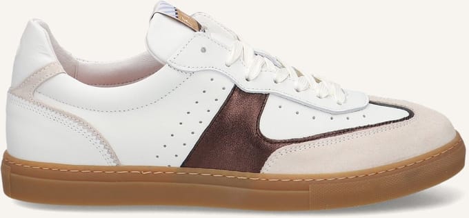 Floris Van Bommel Sfw-10096 Minni Sneakers - Leer - Dames - Wit - Maat 41