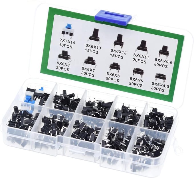 Micro switch kit - 180 stuks