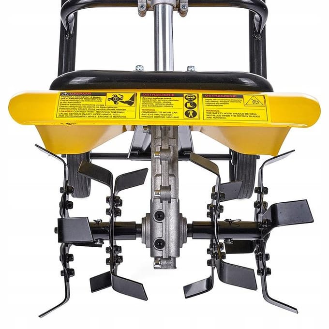 John Gardener Benzine tuinfrees - 30 cm werkbreedte - 4 messen - 5-10 cm diepte - 52cc motor