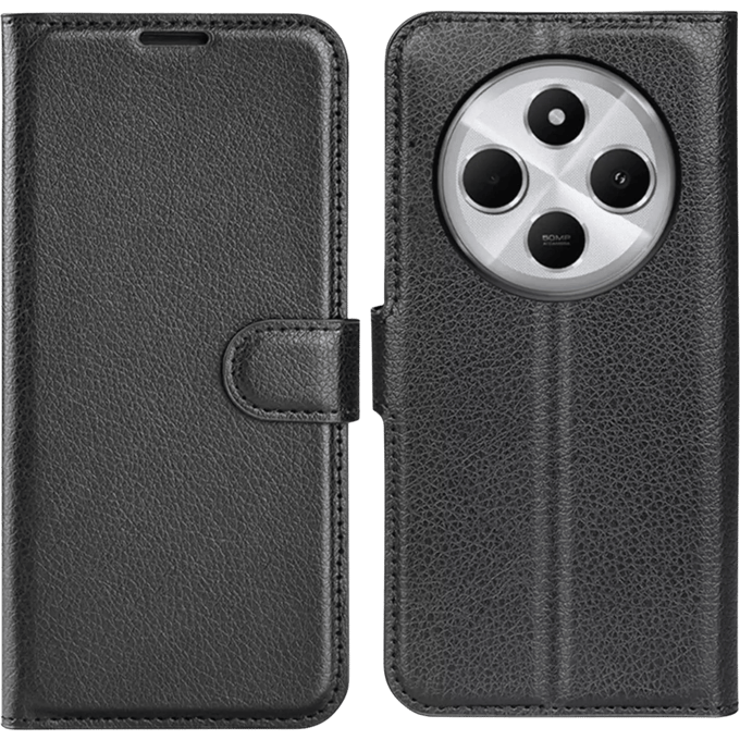 Mocaa Xiaomi Redmi 14C Slim-Fit Book Case Zwart