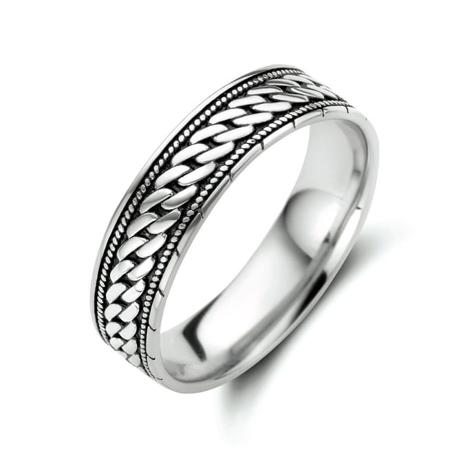 Zilver Geoxideerde Ring oxi 1101737 21.00 mm (66)