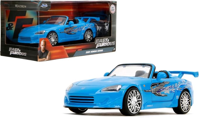 Jada Toys - Fast & Furious - 2001 Honda S2000 Blue - 1:24