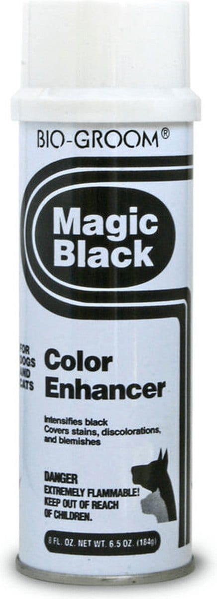Bio-Groom - Magic Black Spray-On Krijt voor Diepe Glans en Verwijdering van Vlekken - 142 ml