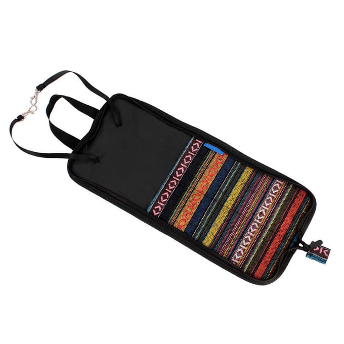 Draagbare Drumstokhoes Hangtas Drumstokken Accessoires Draagtas met Handvat black