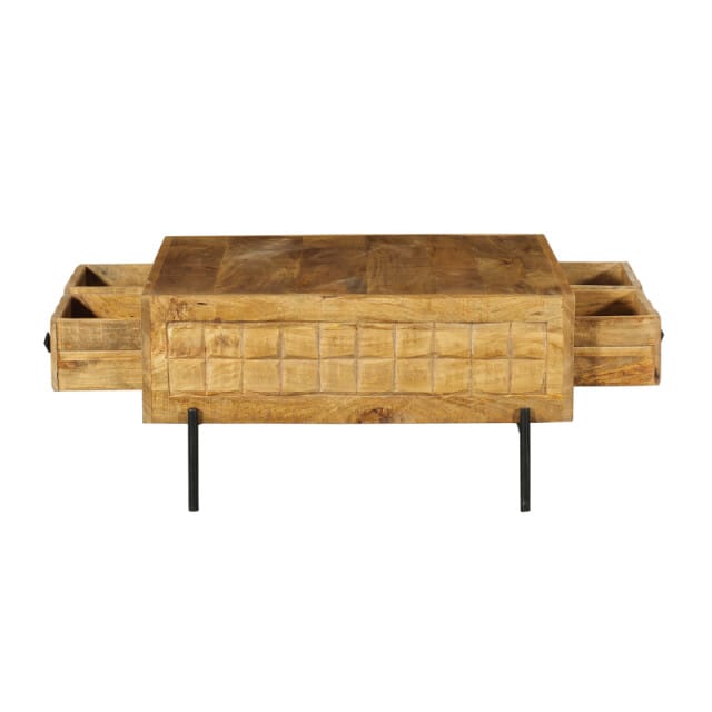 Starfurn - Salontafel Brandy - Bruin - 80x80x40 cm