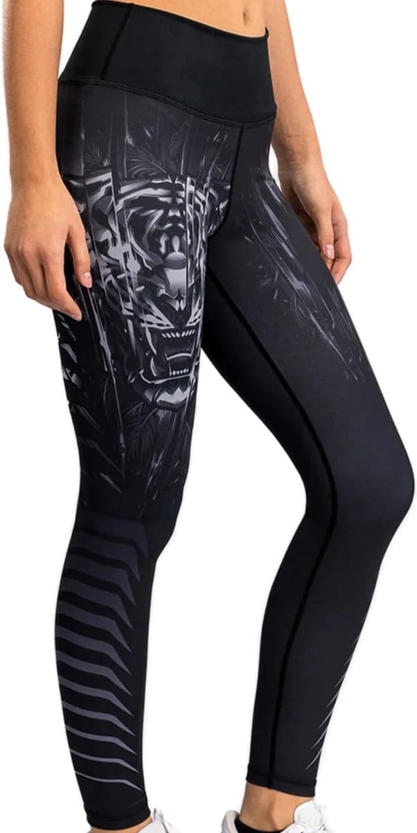 Venum Tiger Dames Sportlegging Zwart Zilver - S
