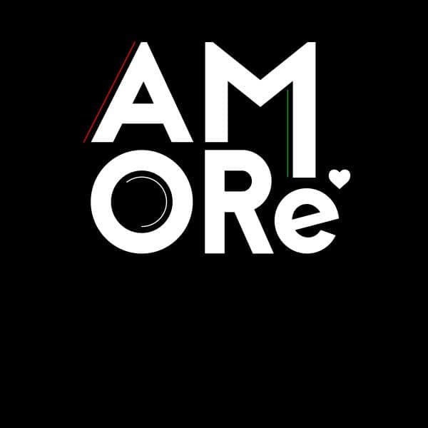 Amore Dames T-shirt - Zwart - 3XL