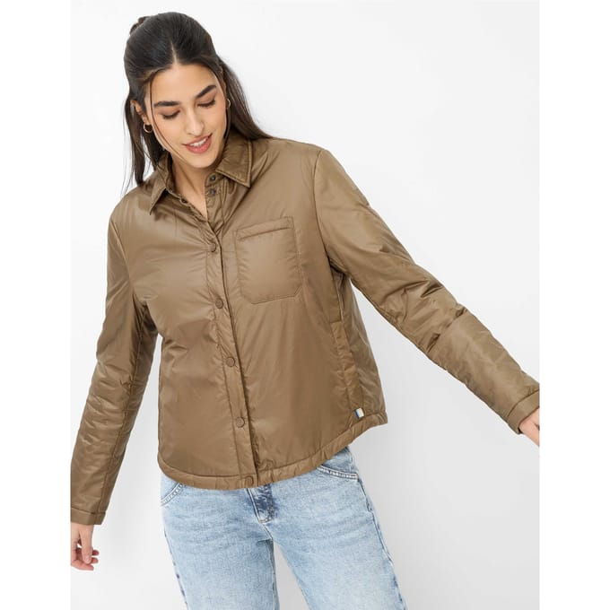 Brax Dames Shirt  Style TORINO light mocha, bruin, maat 48