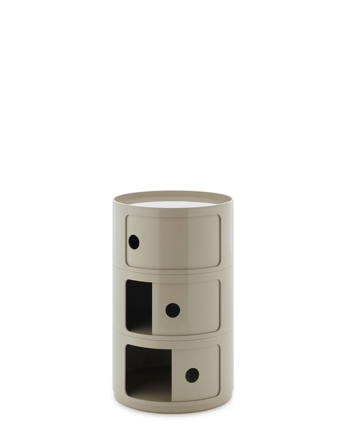 Kartell Nieuwe Componibili BIG 3 elementen - dove gray