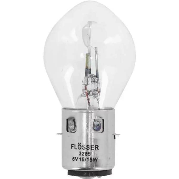 Ampoule Flosser pour Auto 3265 / BA20d 6V 15/15W Neuf