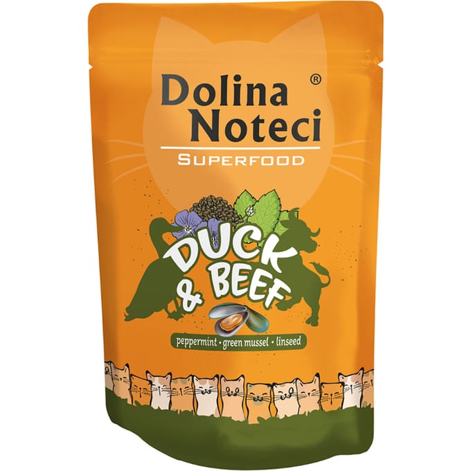 Dolina Noteci Superfood 10 x 85 g - Eend en rund 10 x 85 g