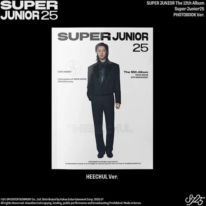 SUPER JUNIOR - [SUPER JUNIOR25] 12e Album HEECHUL