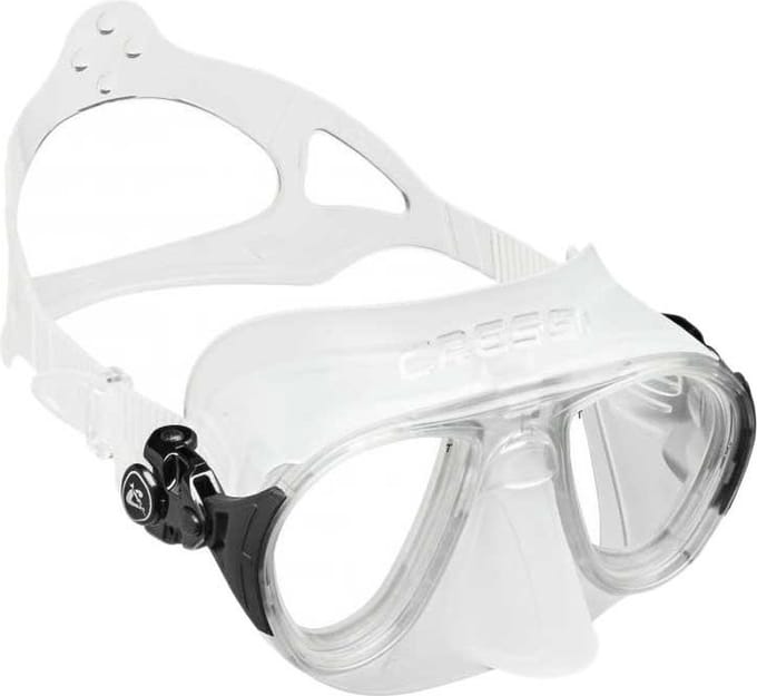 Cressi Calibro Duikmasker Transparant,Zwart