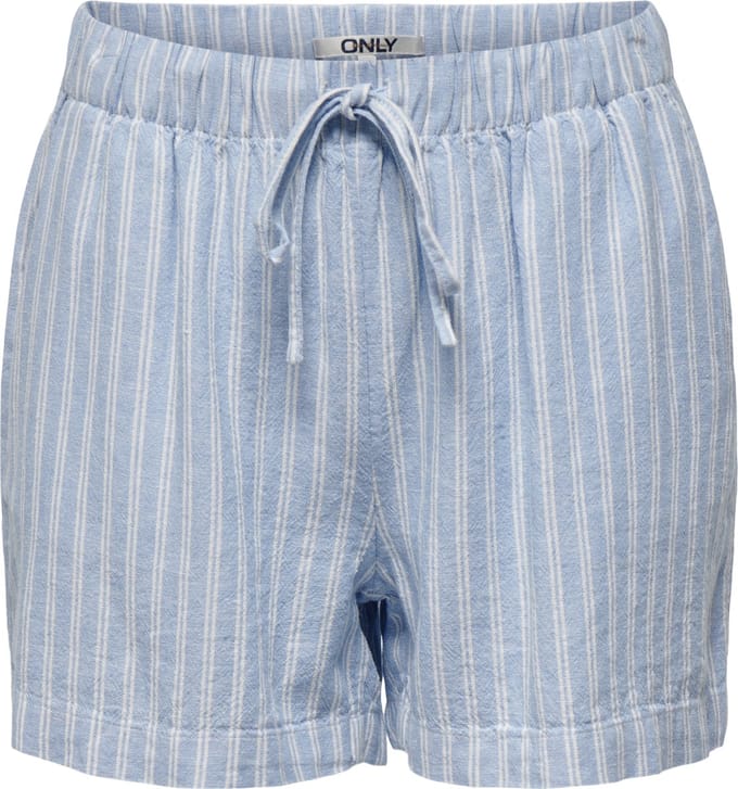 ONLY - ONLCARO MW LINEN B PULL-UP SHORTS CC PNT - Dames - Bermuda shorts