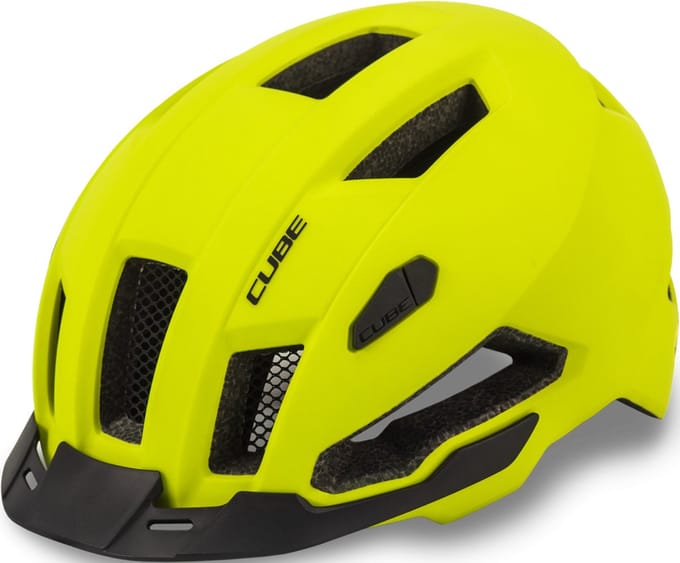 Cube Fietshelm Evoy Hybrid - Allround-helm - MIPS - 13 Ventilatiegaten - Verstelbaar - 49-55 cm - S - Geel