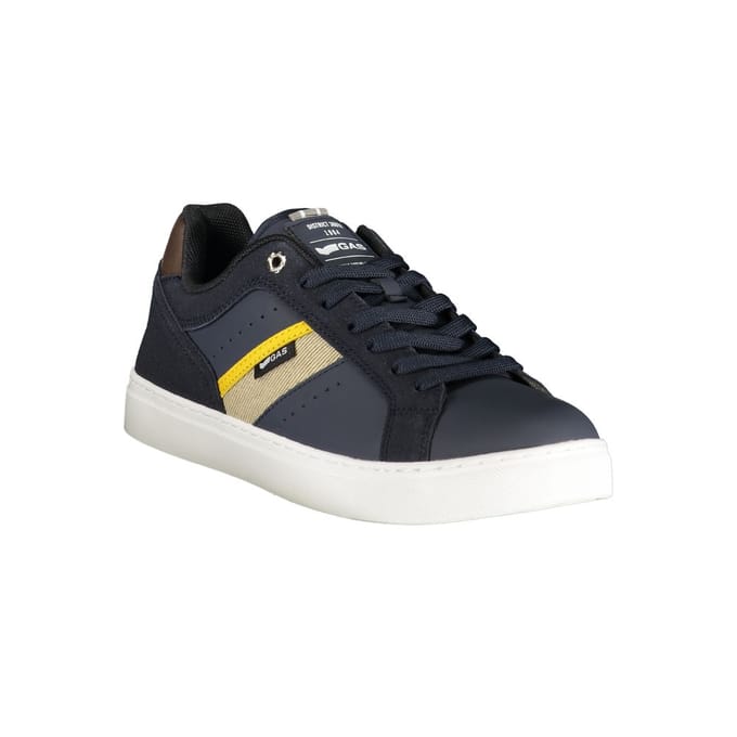 Gas Blauw Polyester Heren Sneakers