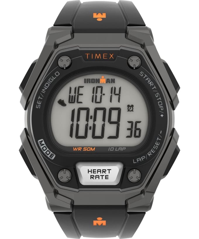 Timex Ironman Classic TW5M49400 Horloge - Resin - Zwart - Ø 43 mm